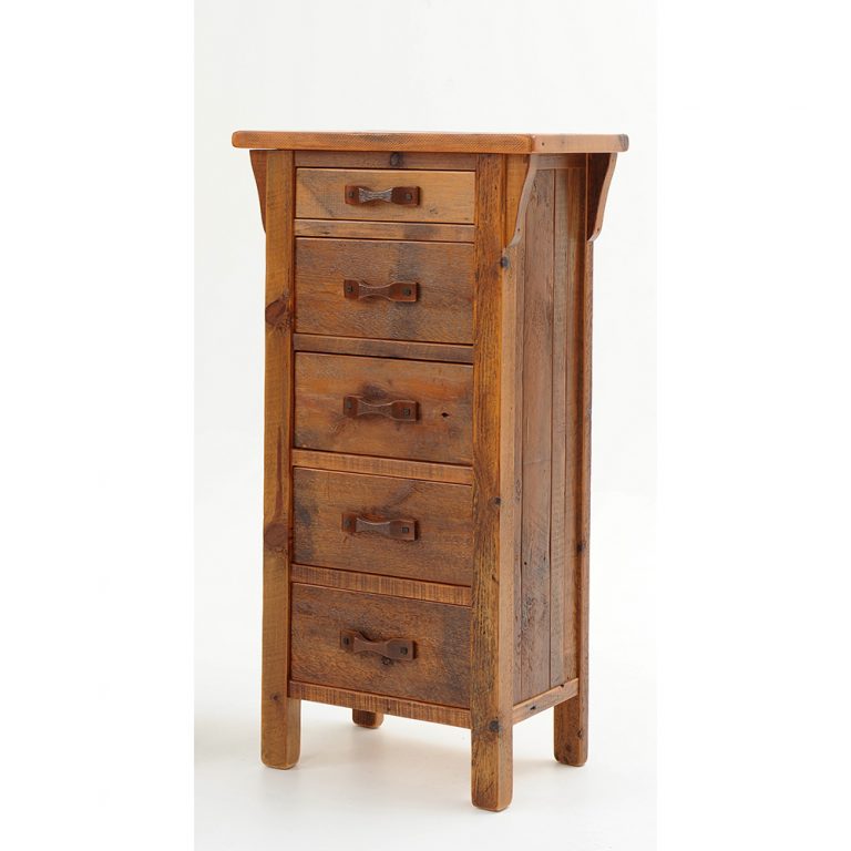 Denver 5 Drawer Lingerie Chest–Solid Maple with Metal Legs – The Refuge ...