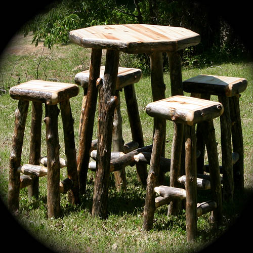 aspen log pub table