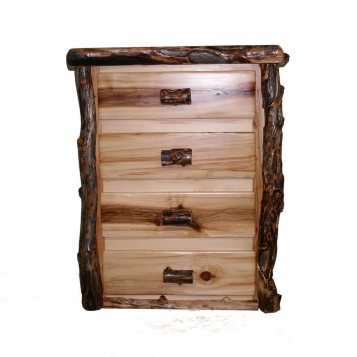 aspen log chest