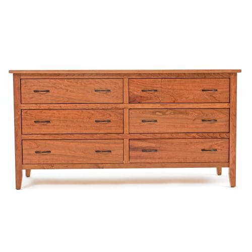Denver 6 Drawer Dresser – Solid Cherry Wood 88425-WC