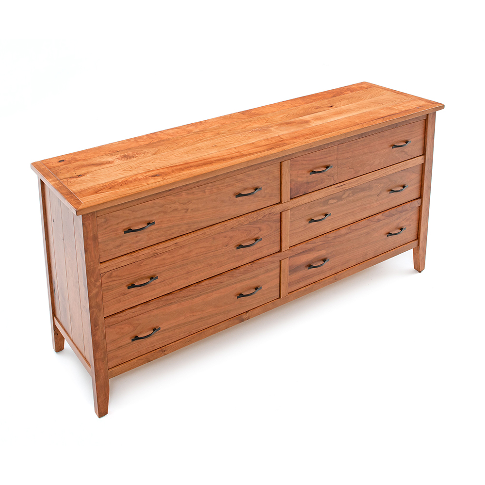 Denver 6 Drawer Dresser Solid Cherry Wood 88425 Wc