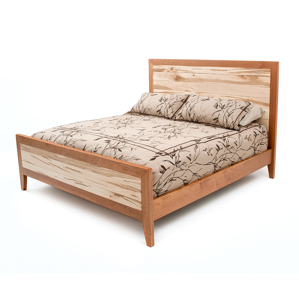Denver Bed – Solid Cherry Wood – The Refuge Lifestyle