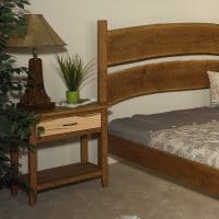 Denver Bed – Solid Cherry Wood – The Refuge Lifestyle