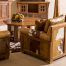Stony Brooke Reclaimed Barn Wood Octagon Coffee Table-Shelf 7208