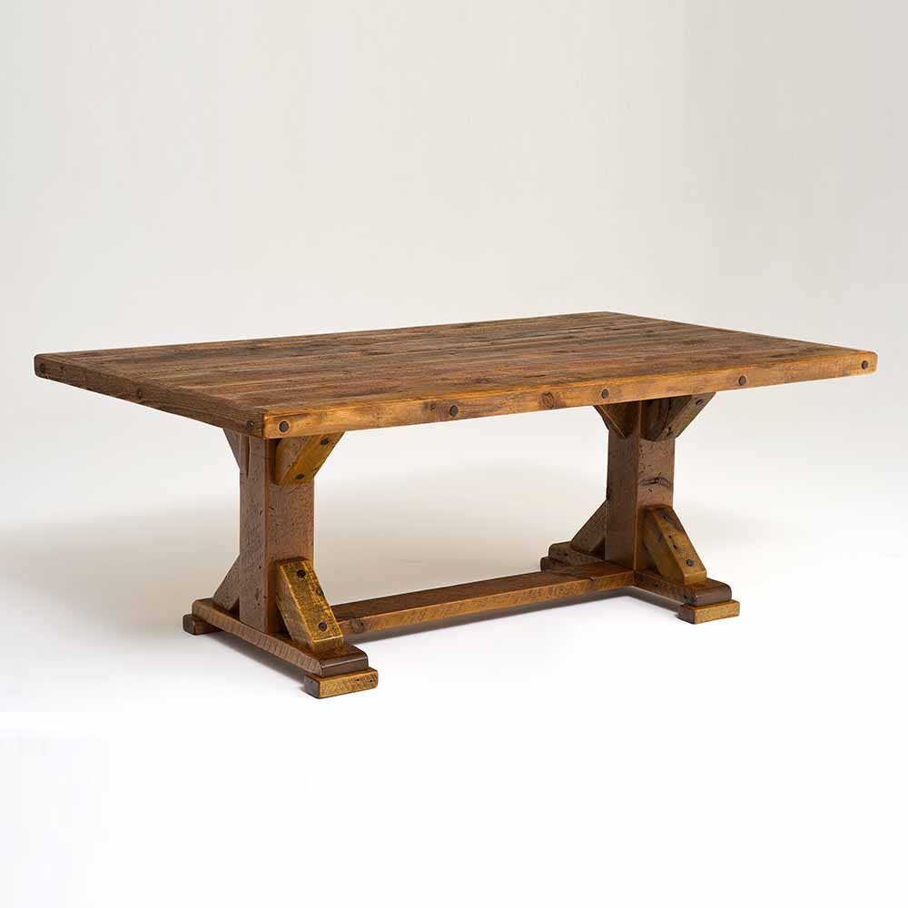 Windy Stables Reclaimed Barn Wood Dining Table 9614