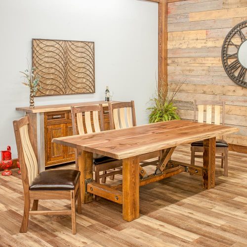 Harvest Reclaimed Barn Wood Dining Table-TM Designs 303052-WFT