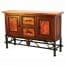 Gong Base Copper Console Table