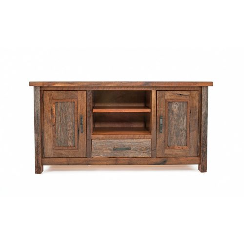 Copperhead 2 Door 1 Drawer TV Stand with Copper